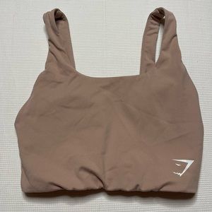 Womens blush colored Gymshark sports bra xsmall